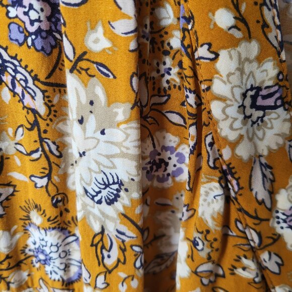 Yellow wrap dress (M) - Picture 3 of 4